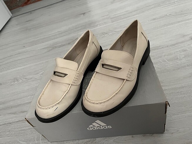 36 Beden beyaz Renk Loafer