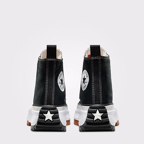 40 Beden siyah Renk Converse Run Star Hike Unisex Siyah Platform Sneaker 40