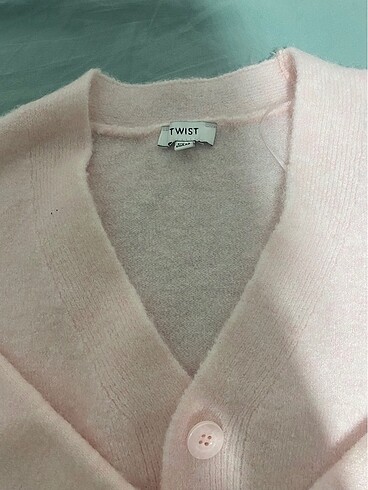 s Beden pembe Renk twist pembe hırka