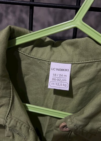 Kız Çocuk Haki Kısa Kollu tulum - Görsel 3