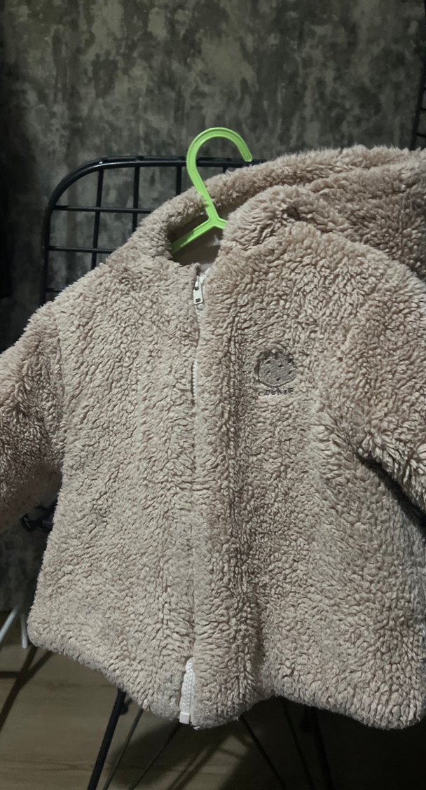 Gri Erkek Çocuk Peluş Mont - Görsel 2