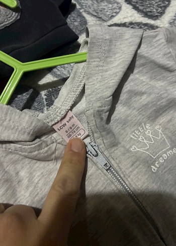 Gri Fermuarlı Erkek Çocuk Sweatshirt - Görsel 4