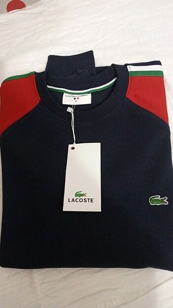 Sıfır Lacoste sweatshirt 