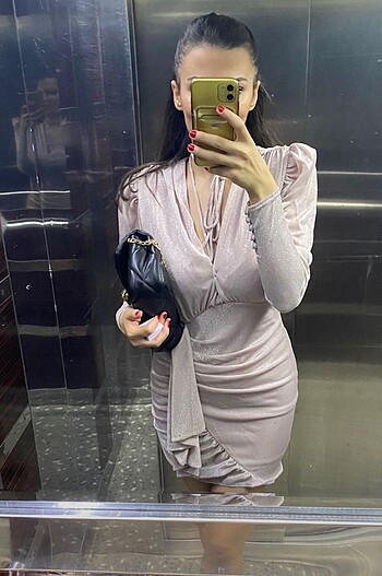 36 Beden ten rengi Renk Sagaza Madrid Pembe Elbise