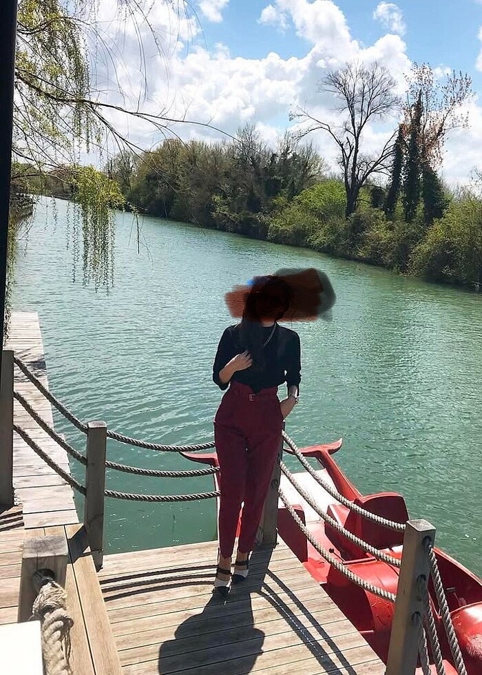 Mango yuksek bel kemerlı pantolon - Görsel 3