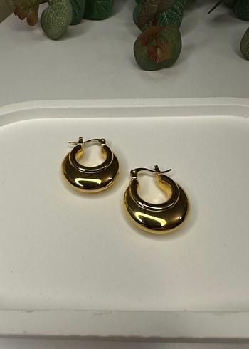 Çelik halka küpeler - Görsel 5