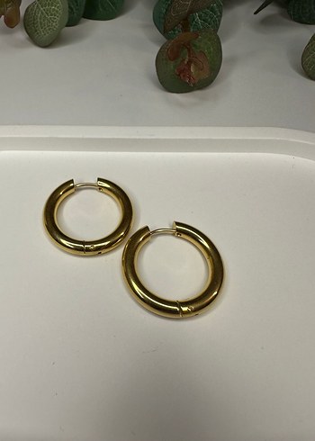 Çelik halka küpeler - Görsel 3