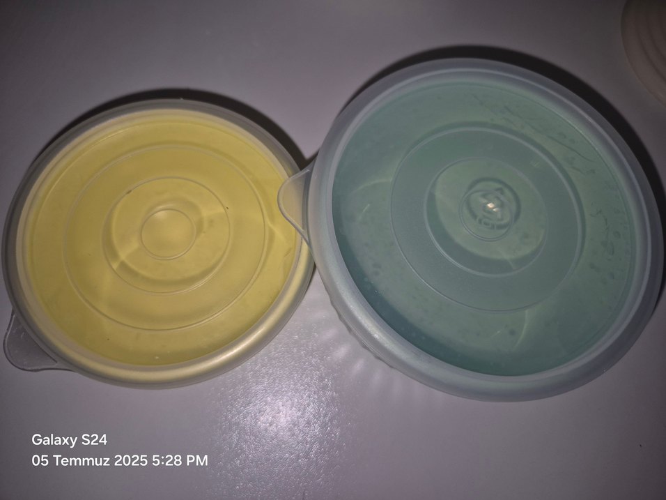 Pastel Renkli Plastik Saklama Kapları - Görsel 2