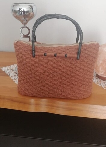 Zara El emeği göz nuru çanta 
