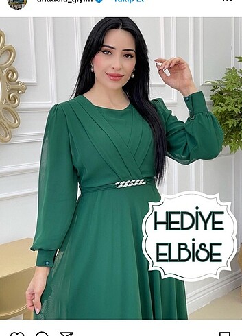 Şifon tesettür elbise