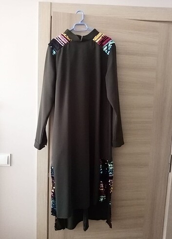 Tesettür pantolonlu takım 