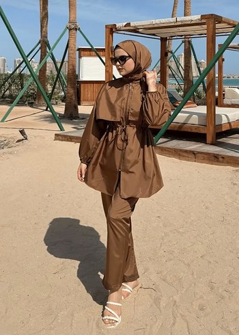 Kadın Camel Renkli Haşema - Görsel 2