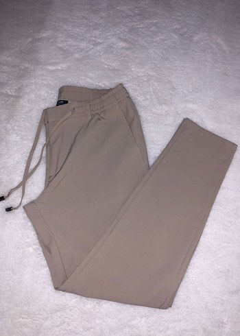 Bej Erkek Regular Fit Kumaş Pantolon