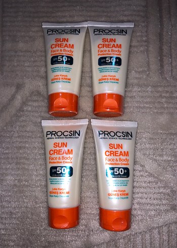 Procsin SPF 50+ Yüz ve Vücut Güneş Kremi