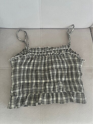 s Beden gri Renk Stradi crop