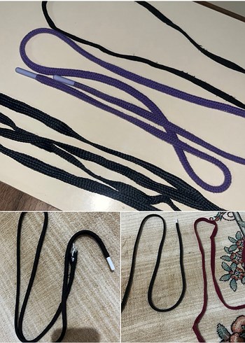 Mor Gotik Erkek Ayakkabı Bağı - Görsel 2