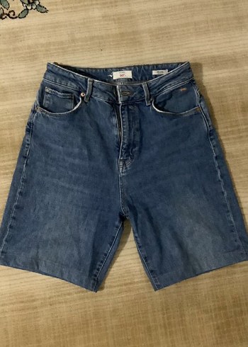 Kadın regular Fit Midi Kot Şort - Görsel 2