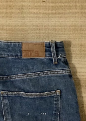 Kadın regular Fit Midi Kot Şort - Görsel 4