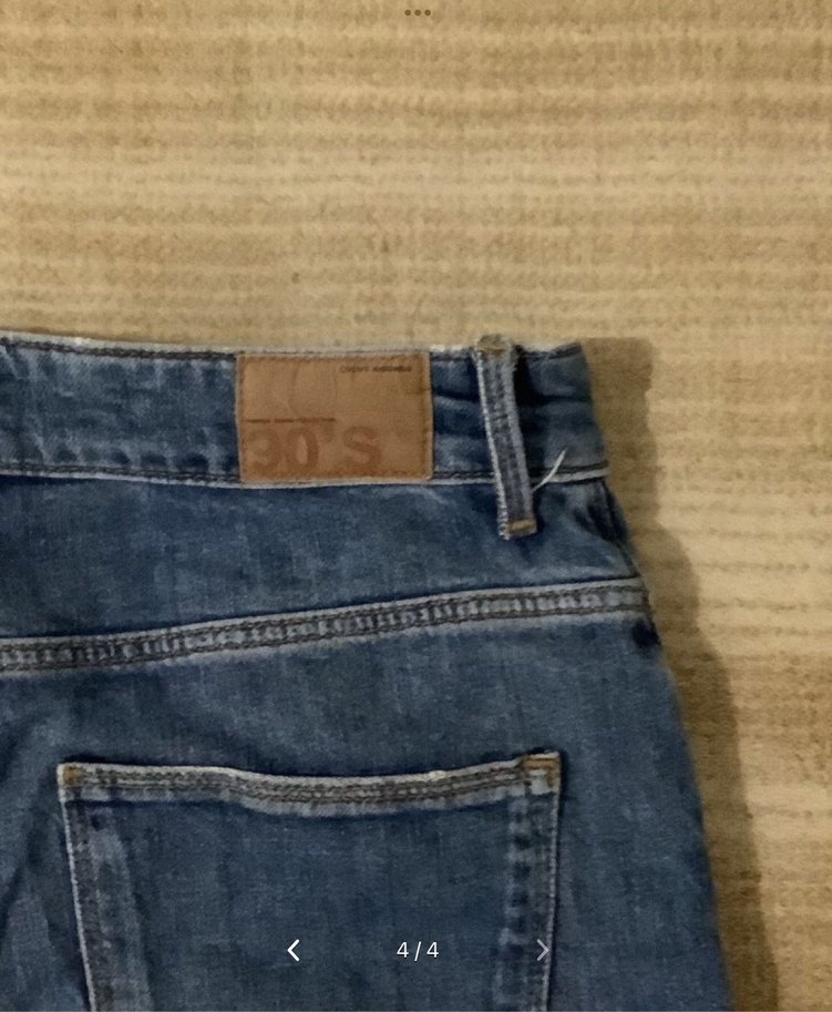 Kadın regular Fit Midi Kot Şort - Görsel 4