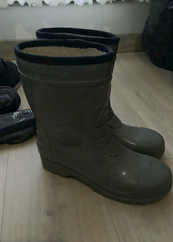 Erkek haki Diz Boyu Lastik Bot - Görsel 2