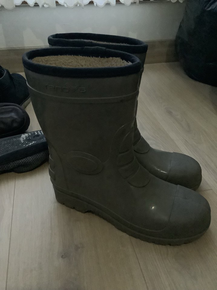 Erkek haki Diz Boyu Lastik Bot - Görsel 2