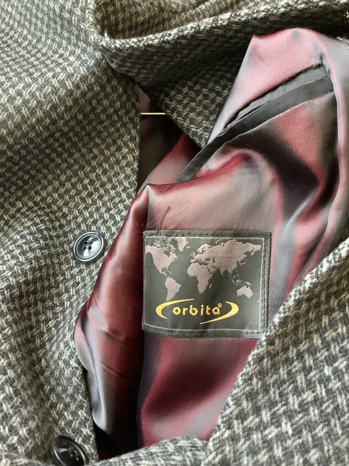 Gri Düğmeli Erkek Midi Boy Ceket - Görsel 3