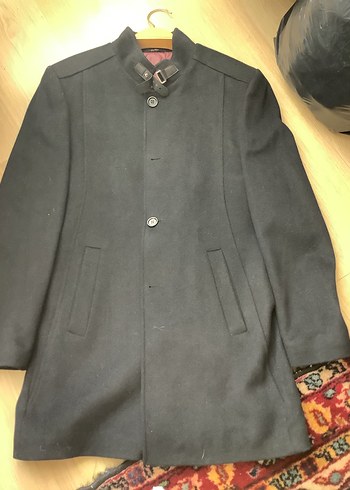 Düğmeli Uzun Kollu Erkek Kaban - Görsel 2