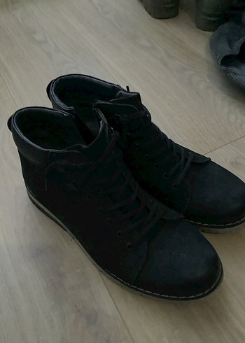 Siyah Erkek Minimalist Kauçuk Bot - Görsel 2