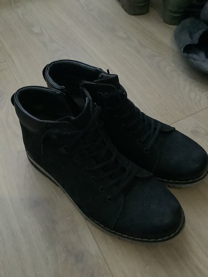 Siyah Erkek Minimalist Kauçuk Bot - Görsel 2