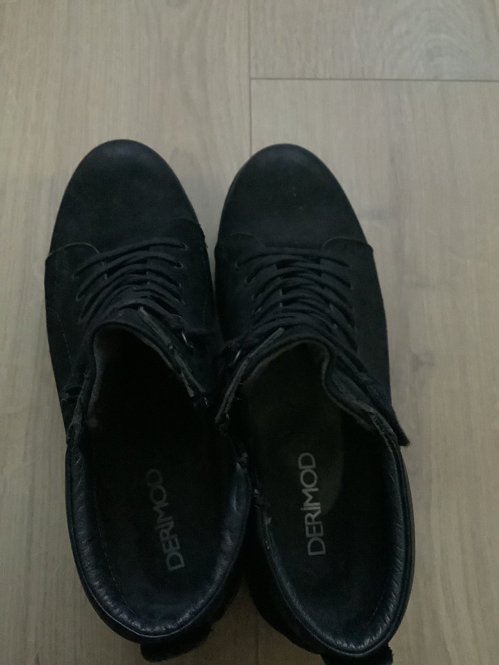 Siyah Erkek Minimalist Kauçuk Bot - Görsel 3