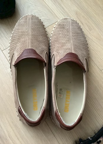 Bej Süet Erkek Günlük Espadril Ayakkabı - Görsel 3