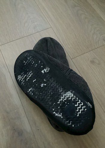 Gri Erkek Örgü Ev Terliği - Görsel 3