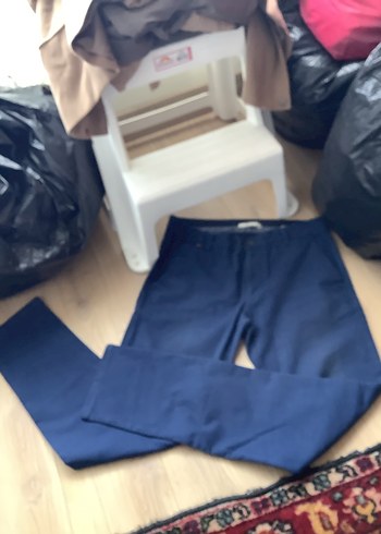 Erkek Lacivert Regular Fit Denim Pantolon - Görsel 2