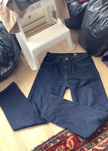 Erkek Lacivert Regular Fit Denim Pantolon - Görsel 2