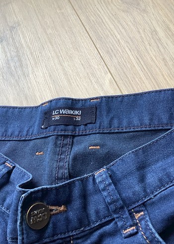 Erkek Lacivert Regular Fit Denim Pantolon - Görsel 3