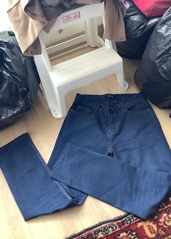 Erkek Lacivert Regular Fit Denim Pantolon - Görsel 2