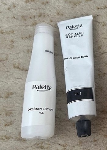 Palette Oksidan Losyon %6 ve Kalıcı Krem Saç Boyası