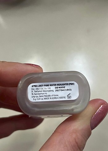  Beden Apieu Juicy Pang Su Bazlı Aydınlatıcı PK01