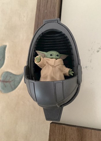 Khaki Renkli Bebek Yoda Figürü