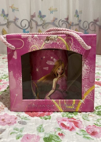 Winx Club Pembe Peri Temalı Seramik Kupa