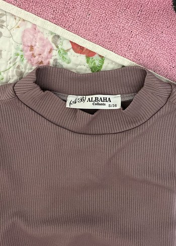 s Beden mor Renk Pamuk Siyah Fitted Spor Sütyen ve Külot Seti