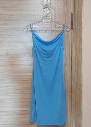 Mavi yazlık elbise 