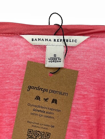 s Beden pembe Renk Banana Republic T-shirt %70 İndirimli.