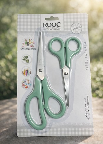 Gri Çok Amaçlı Makas Seti - ROOC - Görsel 4