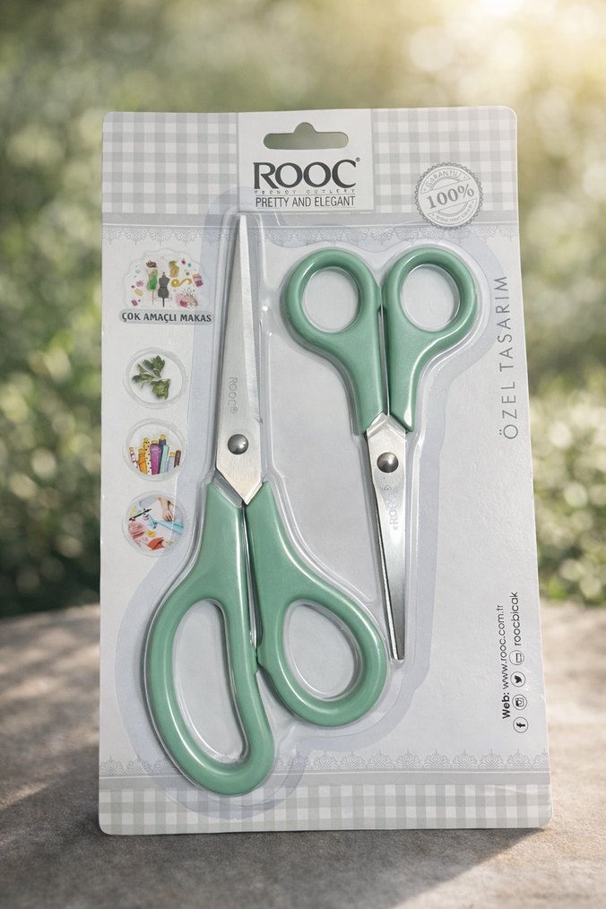 Gri Çok Amaçlı Makas Seti - ROOC - Görsel 4