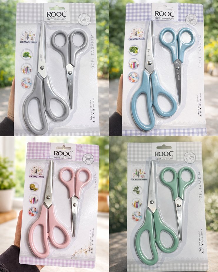 Gri Çok Amaçlı Makas Seti - ROOC - Görsel 5