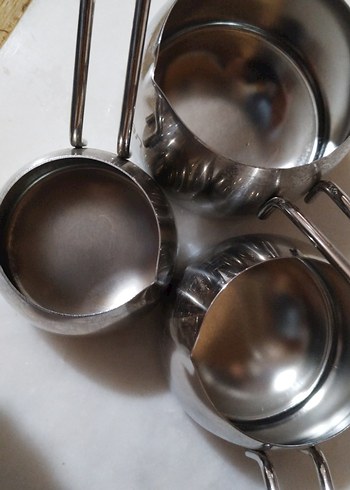 Paslanmaz Çelik Ölçü Kupaları Seti - Görsel 5