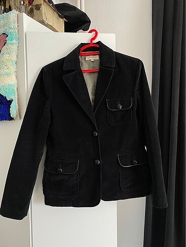 44 Beden Kadife blazer ceket