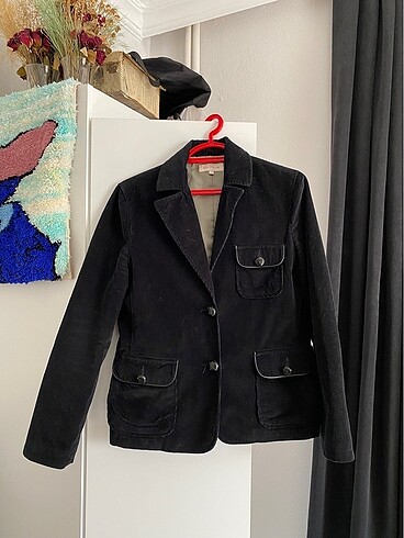 Kadife blazer ceket