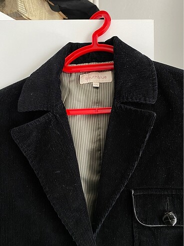 44 Beden siyah Renk Kadife blazer ceket